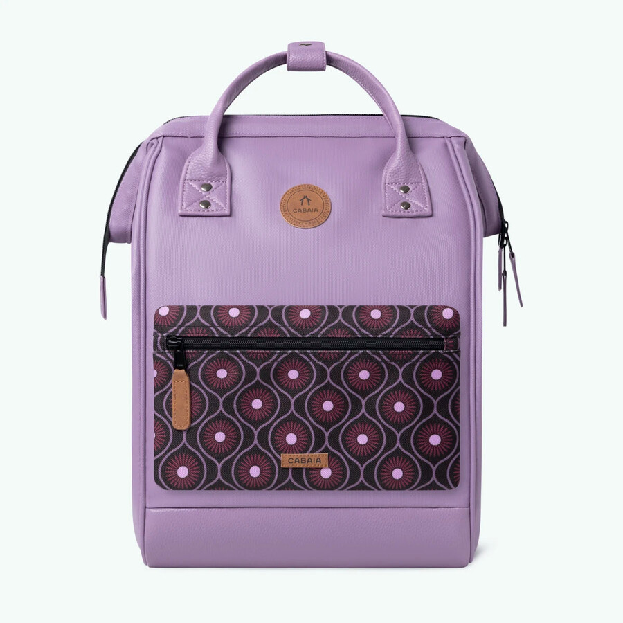mochila aventurera mediana parme