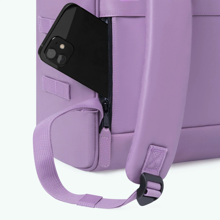 mochila aventurera mediana parme